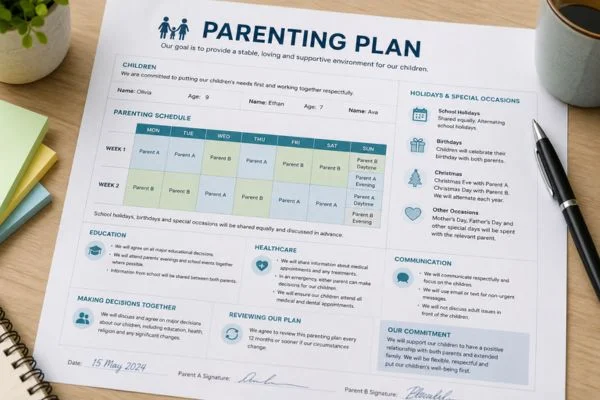 Understand parenting plans Swansea